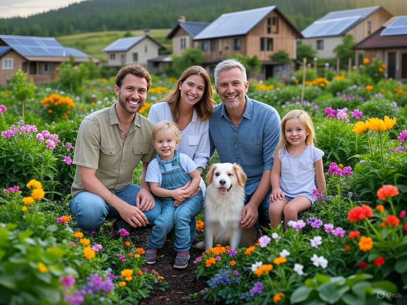 Eco Village Living Family