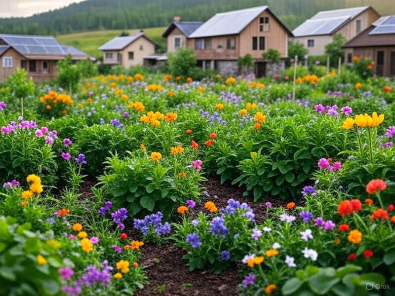 Eco Village Living Flowers